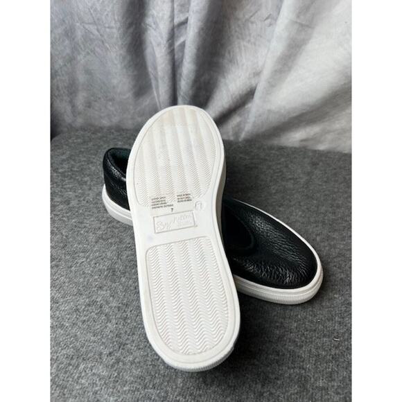 Seychelles Women's Moon Child Leather Black Sneaker Sz 7 - Picture 6 of 7